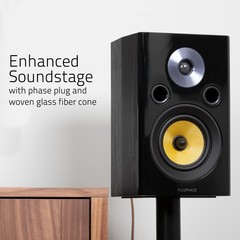 Fluance Signature HiFi 2-Way Bookshelf Surround Sound Home Theater Speakers