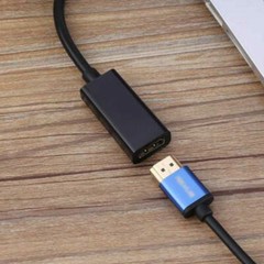 DP Displayport Male to HDMI Female Cable Converter Adapter for PC Laptop Desktop