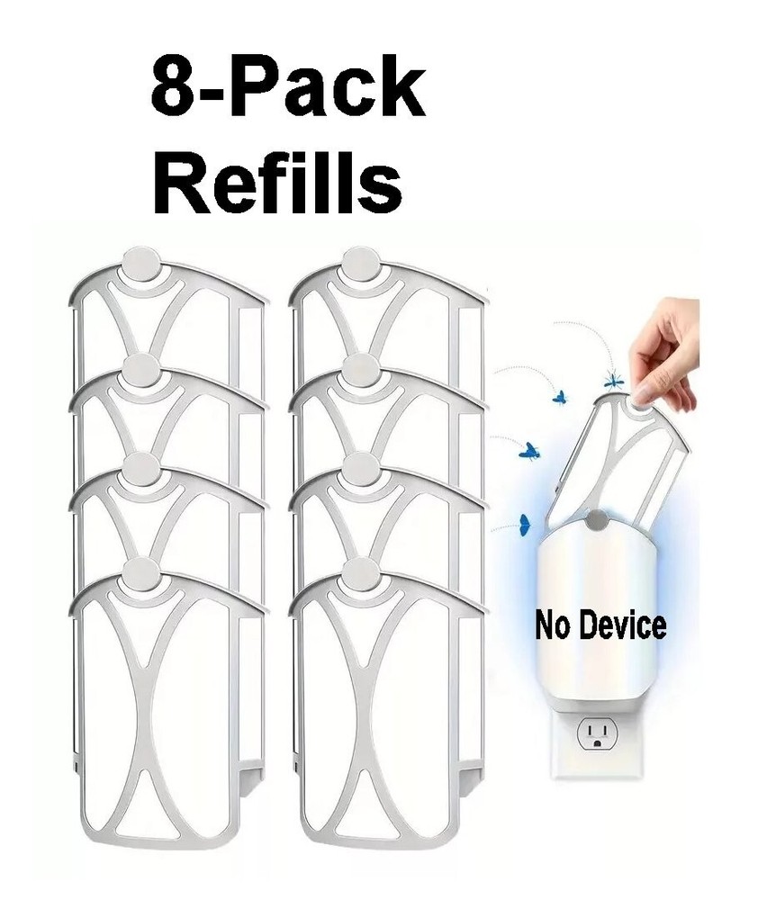 8-Pack Flying Insect Trap Refills Compatible fit ZEVO M364 Indoor Fruit Fly Trap