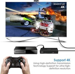 NEW INTEY HDMI Switch Box 5 Port HDMI Switch 5×1 for 3D 4K with Wireless Remote