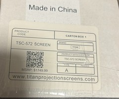 Titan Digital Projector Screen – BRAND NEW