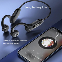 Bluetooth 5.3 Bone Conduction Headphones Wireless Outdoor Sport Headset LOT