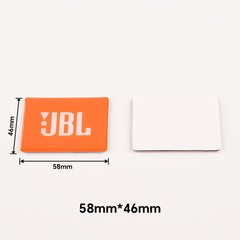 2pcs JBL plastic sticker logo badge replacement piece 58mm(2.28″) x 46mm(1.81″)