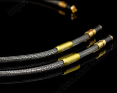 QED Audiophile Grade 4-core Silver Alloy CD Amplifier Audio Signal Cable 2RCA