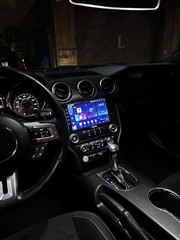 For 2015-2021 Ford Mustang Apple Carplay Radio Android 14 GPS NAVI WIFI W/CAM