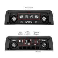Taramps Bass 15k 1 Ohm 1 Channel 15000 Watts RMS, Mosfet Amplifier with EQ BASS