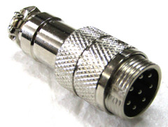 Vanco CBC8EX CB Radio Microphone 8 Pin Male Panel Jack Replacement Extension Kit