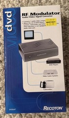 RF Modulator Audio / Video Converter Model DVD647 ~ DVD, Video Games, Camcorders