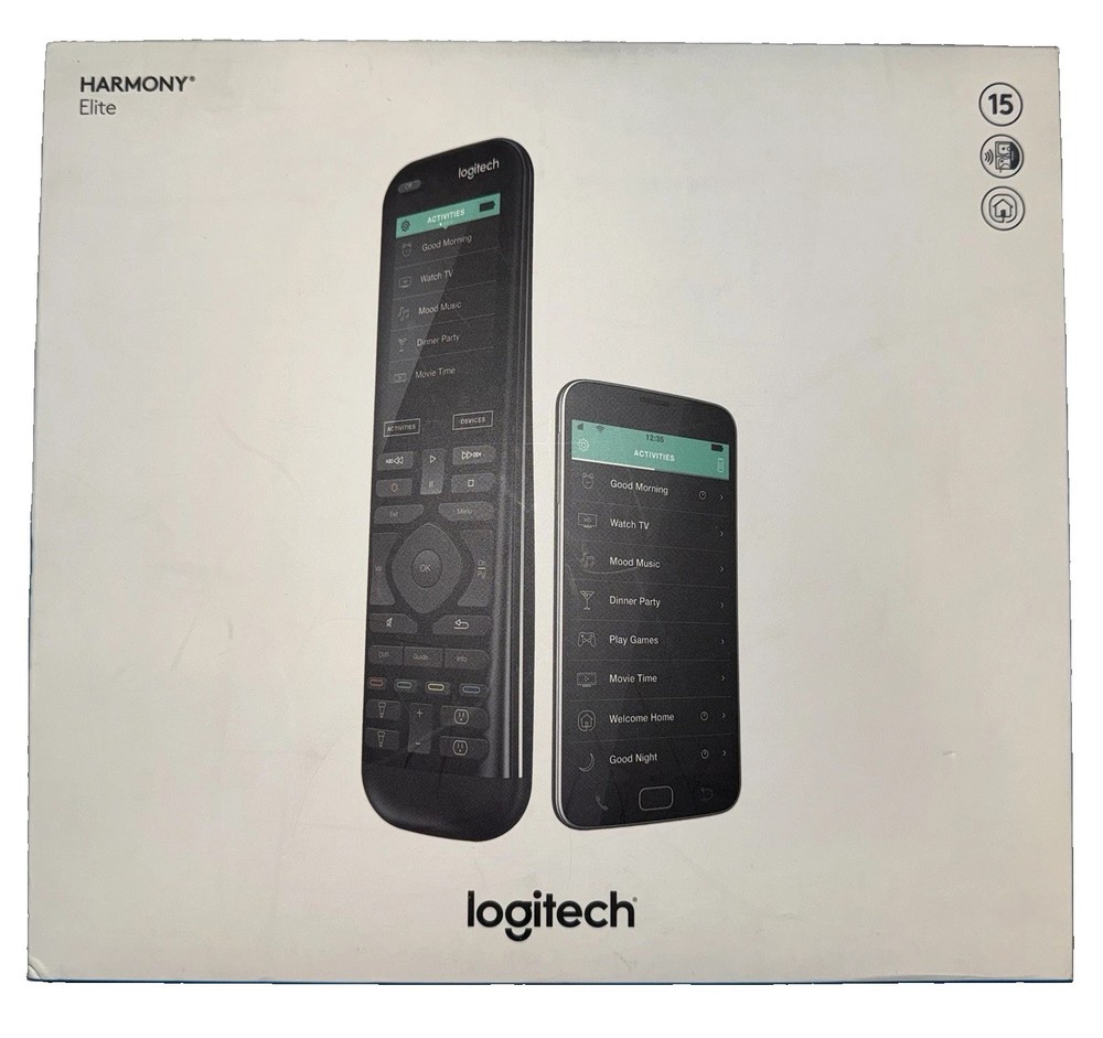 Logitech Harmony Elite Universal Remote + Hub NEW Factory Sealed 915-000256