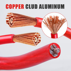 10 Gauge Wire, 25 Feet Red Power Ground Cable, Primary Automotive Wire, Copper C