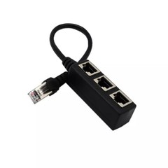 RJ45 CAT6/5/7 LAN Ethernet Cable Connector Splitter Adapter 1 to 2/3 Ways