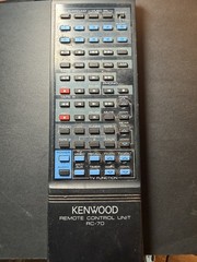 Original OEM Kenwood Multi-functional Stereo Remote Control RC-70 HTF Good Cond