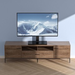 VEVOR TV Stand Mount Swivel Universal TV Stand for 32″-55″ TVs Adjustable Height