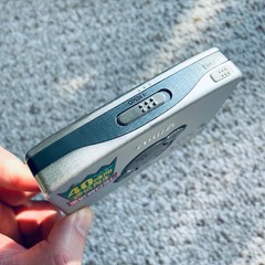 [Rare Full Box] AIWA PX380 Walkman Cassette Player, Awesome Silver ! Working !