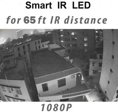 2MP Dome TVI AHD CCTV 4IN1 Security Camera 65ft Night Vision Metal Housing 2.8mm