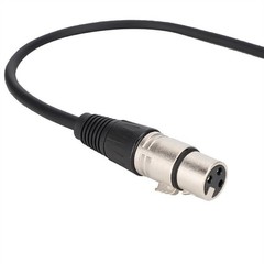 3.5MM Female to XLR Female Zinc Alloy 3.5MM Interface Audio Adapter Cable Patch