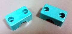 Polypropylene Pipe/Tubes Clamps Green Insulators OD 1.25″ (Lot of 10 pairs)