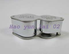 Geological magnifying glass 10 times 20 times double head and multiple geology