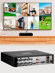 8 Channel 8CH 6-in-1 DVR 1TB Hard Drive Ready To Plug Play CCTV Recorder