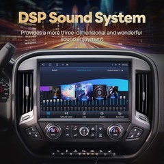 13.1” Carplay Car Stereo Radio For 2014-2018 Chevy Silverado GMC Sierra 8+128GB