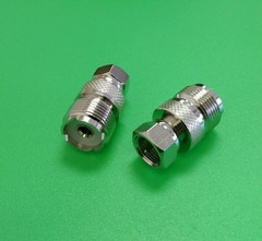 (2 PCS) UHF Female to F Male Connector – USA Seller