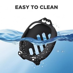 Cute Silicone Case Cover for JBL Clip 5,Anti-Scratch Schockproof Cartoon Black