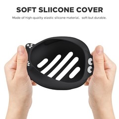Cute Silicone Case Cover for JBL Clip 5,Anti-Scratch Schockproof Cartoon Black