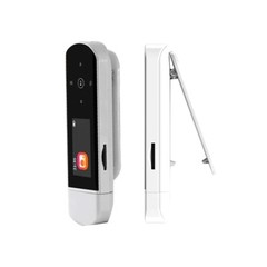 RUIZU Clip MP3 Player w/ Earphone Bluetooth 5.0 Portable Music Player White
