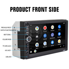 7″ Double Din Touch Screen Apple Carplay Android Auto Car Stereo Radio Bluetooth