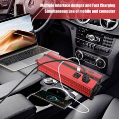 5000W 3000W Power Inverter, Car RV Camping DC 12V/24V to AC 110V USB Converter
