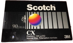 3M Scotch 90cx Blank Cassette New In Package Normal Bias-SHIPS N 24 HOURS