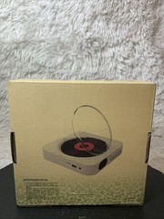Wall Mountable Bluetooth CD Player, White w/Remote Control, Portable