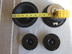 TWEETERS VIFA STYLE 1″ SOFT DOME 6.5″ MIDBASS WOOFER SPEAKERS VOICE COILS 1.5″