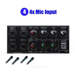 2000W 2CH bluetooth Power Amplifier Stereo Receiver Home Theater Audio Amp US