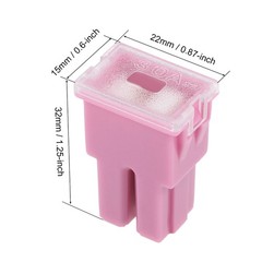 3pcs Automotive Mini Cartridge Fuse 32V 30A Female Case for Truck