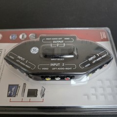 General Electric GE Black 3-Device Audio/Video Switch/Selector Sealed Jasco