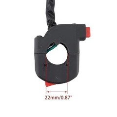7/8″ 22mm Handlebar 2 Function Right Start Switch Replacement for 125cc ATV 4 Wh