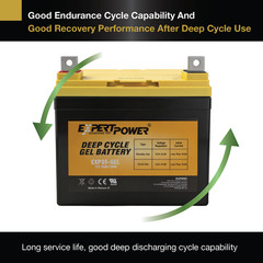 *****2 pack | 12V 35Ah Rechargeable GEL Battery Replaces 12-volt U-1 Battery****