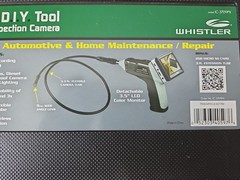 Whistler 9mm Multi-Purpose Inspection Camera IC3709PX w/recording color LCD