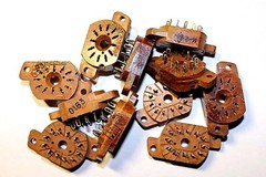 PL31A-P Nixie Tube Socket IN12A IN12B IN15A IN15B IV22 30254 3025 ussr USED 6pcs