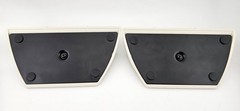 Polk OWM3 Wall and Bookshelf Speakers |Paintable Grilles (Pair, White)
