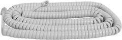 High-Speed 25FT White Curly Handset Cord for AT&T Phones – Tangle Free