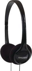 Koss KPH7 Lightweight On Ear Portable Headphones with Adjustable Headband