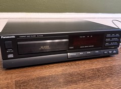 Panasonic SL-PJ316 Single Disc CD Player Tested Works Great RCA Cables