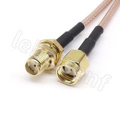 1Pcs RG316 SMA Male to SMA Female Lot RF Coax Jumper Pigtail Extension Cable