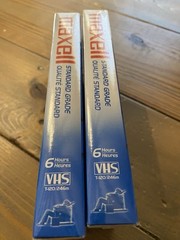 2X MAXELL VHS 6 hours T-120 Tape Standard Grade Video Cassette Factory Sealed