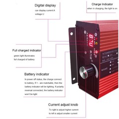 120V/96V/84V Li-ion LiFePo4 Lithium Battery Fast Charger 3A-9A Adjustable AEU