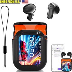 Wireless AI Translator Earbuds 135 Languages Touch Screen ENC Noise Cancel BT5.4