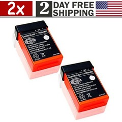 [2 Pack] 1500mAh BA225030 6V Battery For HBC Crane Remote Pump Truck Battery