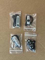 Lot of 4 Vintage UNBRANDED In-line Remote Control for CD or Cassette Players